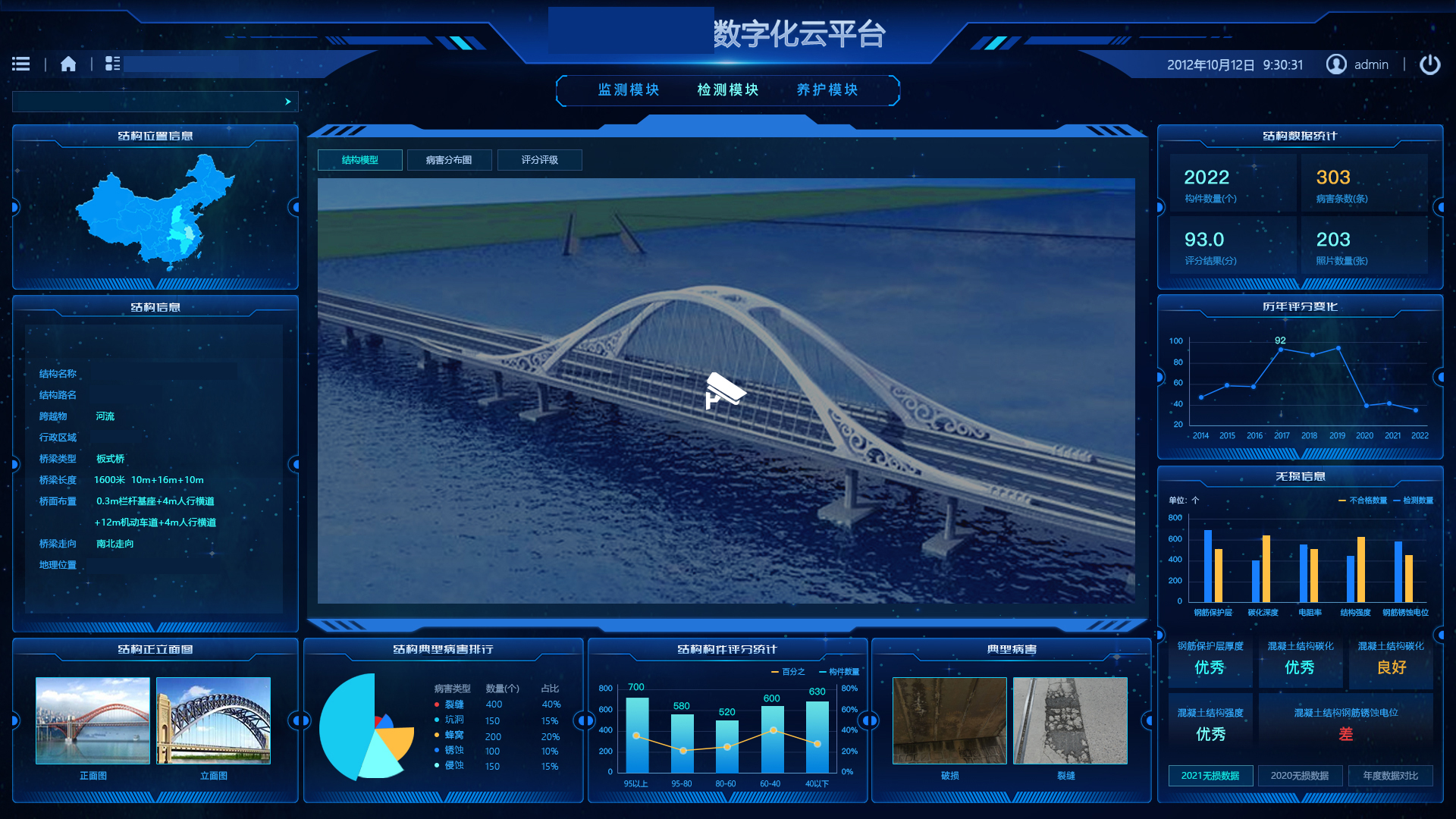 检测项目-结构模型